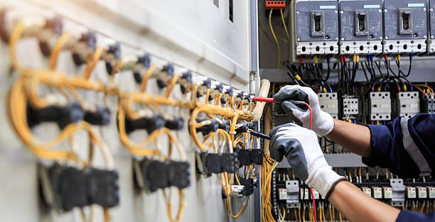 Professional Electrician technician working in Johnson Lane, NV